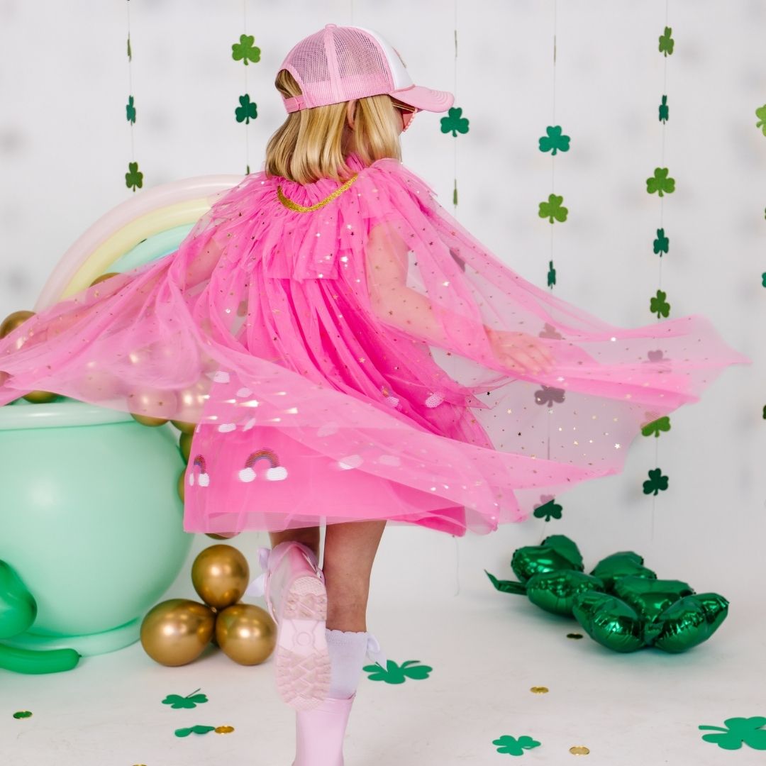 Sweet Wink Hot Pink Star Cape