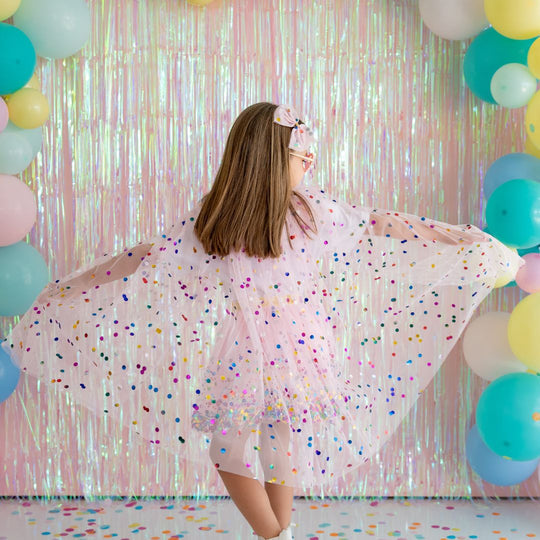 Sweet Wink Pink Confetti Cape