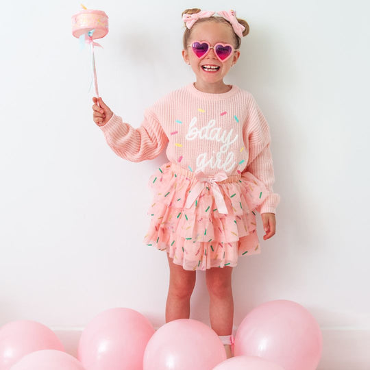 Sweet Wink Birthday Girl Sprinkle Tiered Tutu