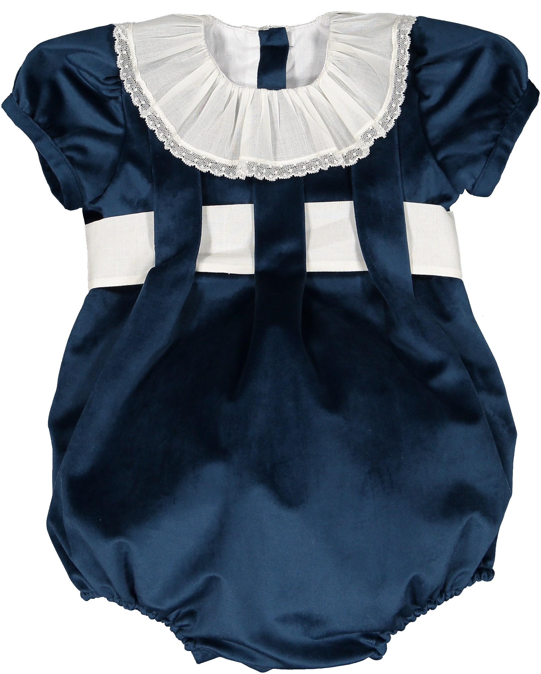 Sal & Pimenta Mysterious Blue Velvet Romper