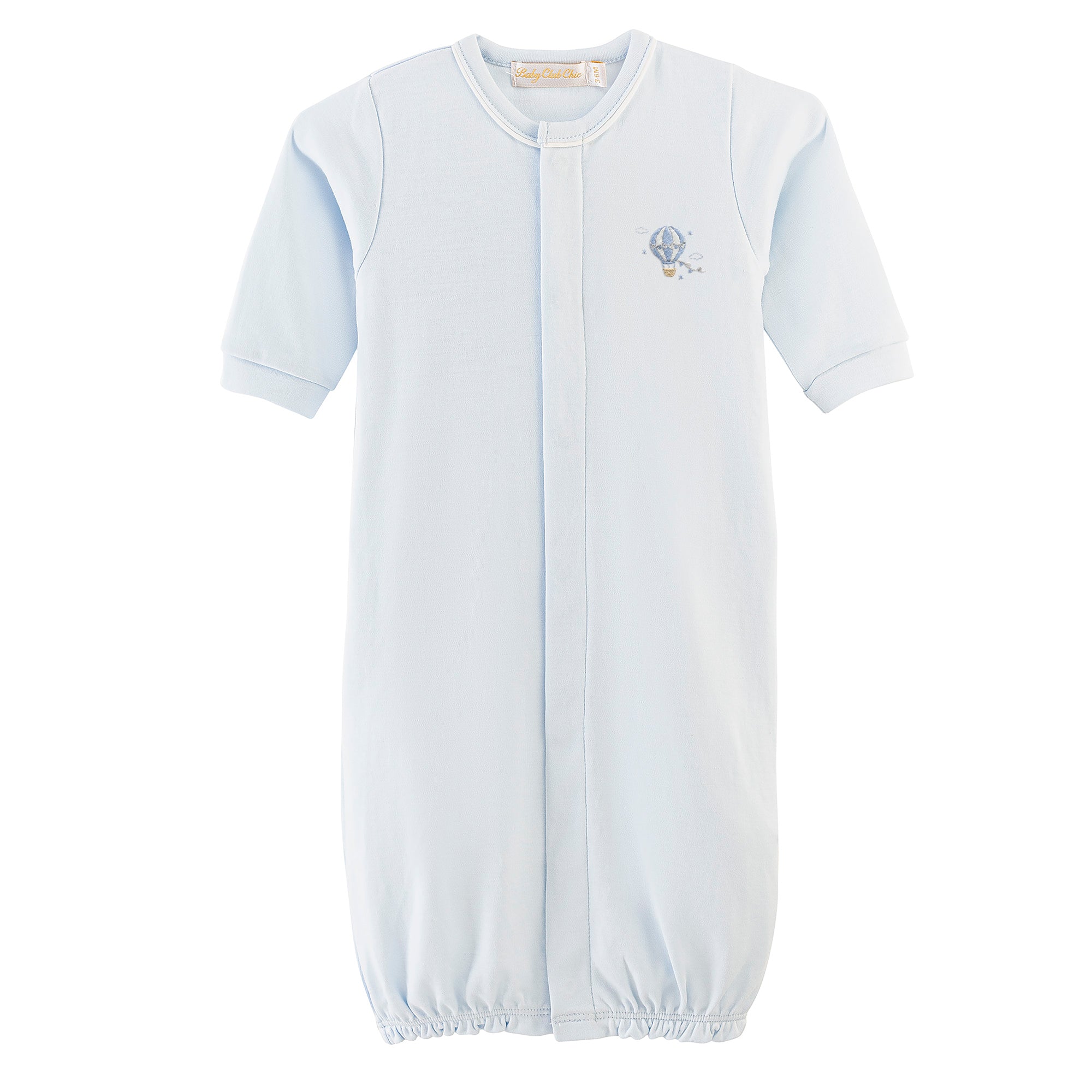 Baby Club Chic Let's Fly Together Converter Gown with Piping Trim