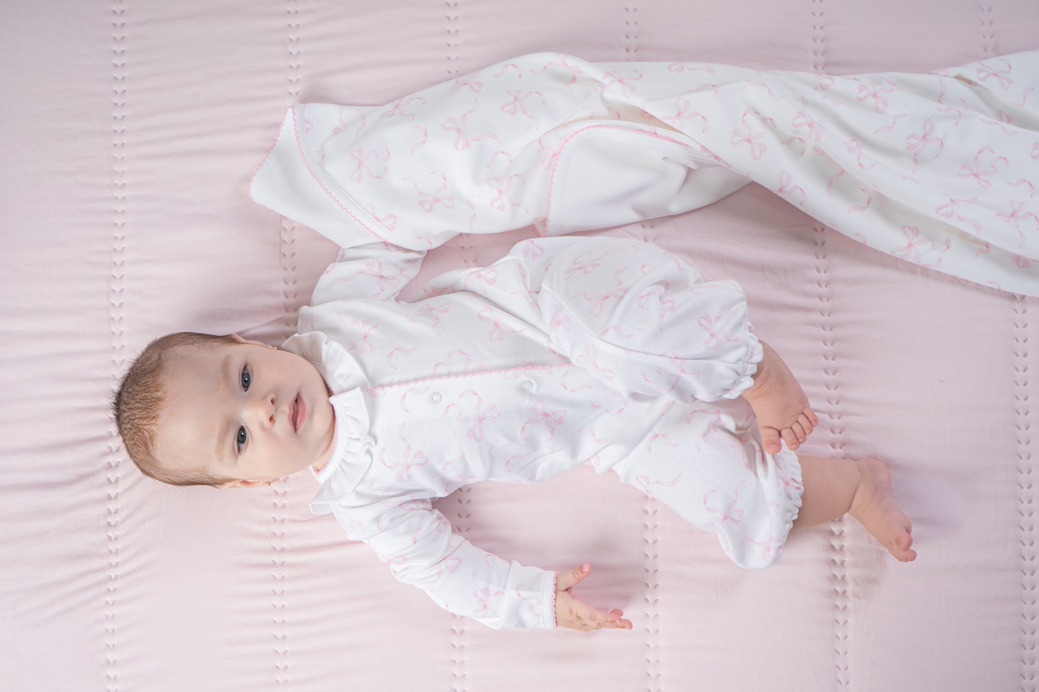 Nella Pima Charming Bows Print Converter Gown