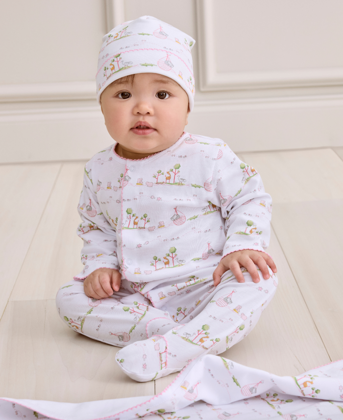 Kissy Kissy Noah’s Print Footie