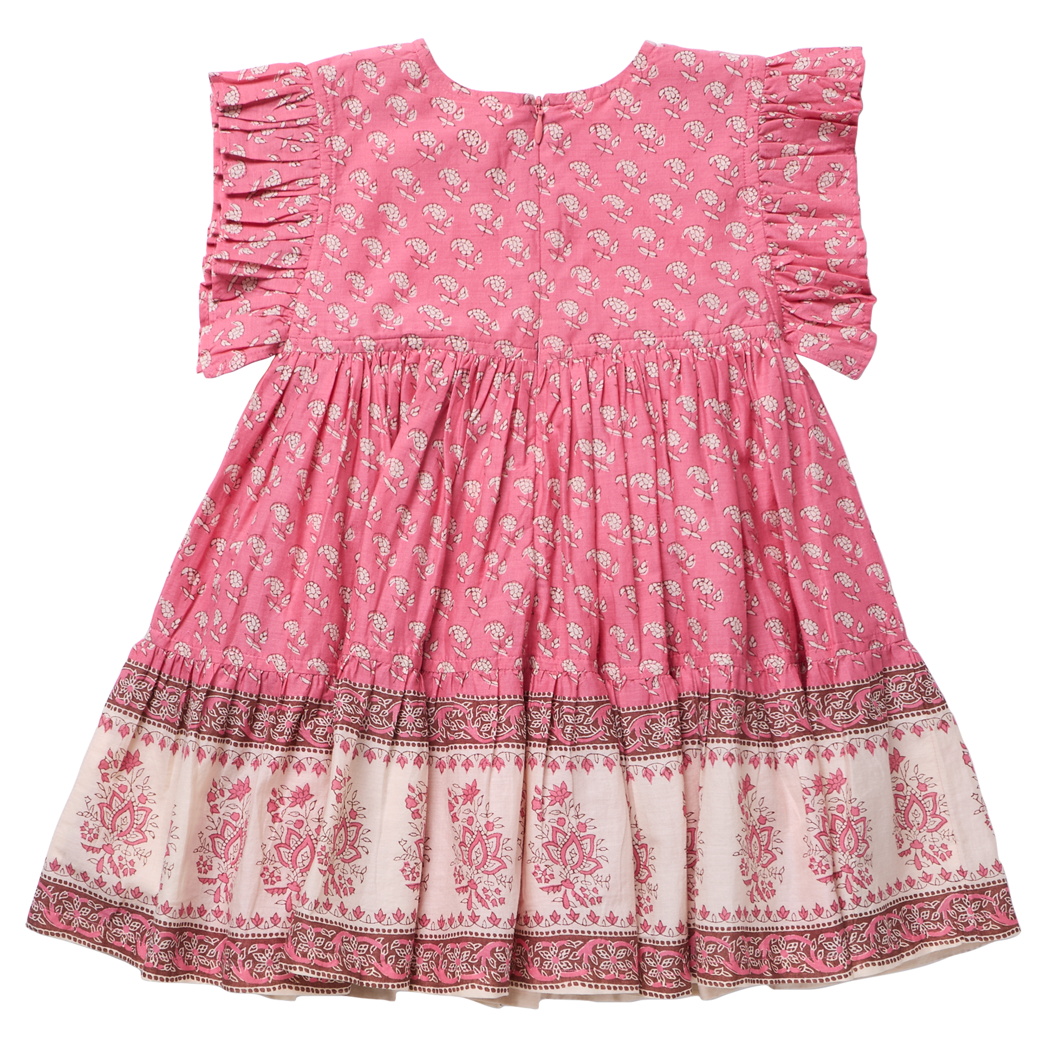 Pink Chicken Kit Dress, Small Paisley