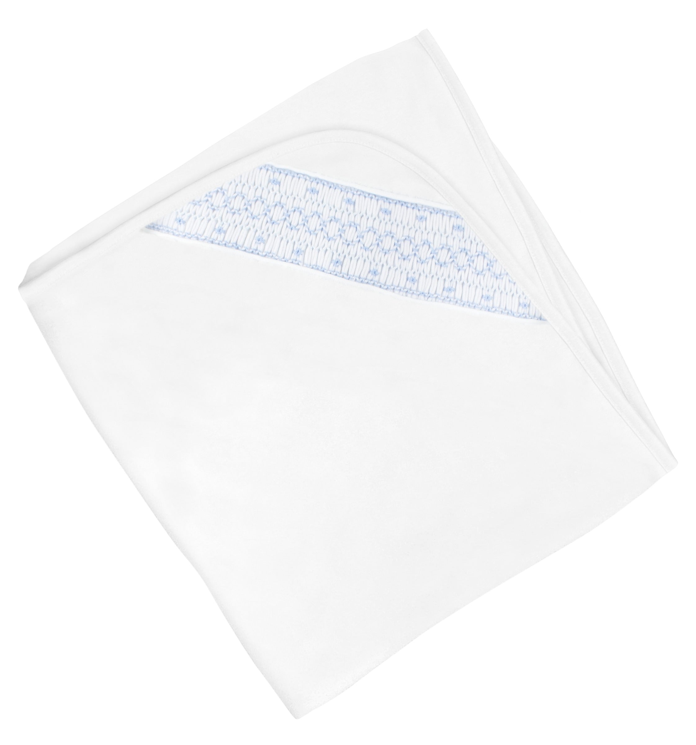 LydaBaby Blue Elegant Chain Smock Collection Blanket