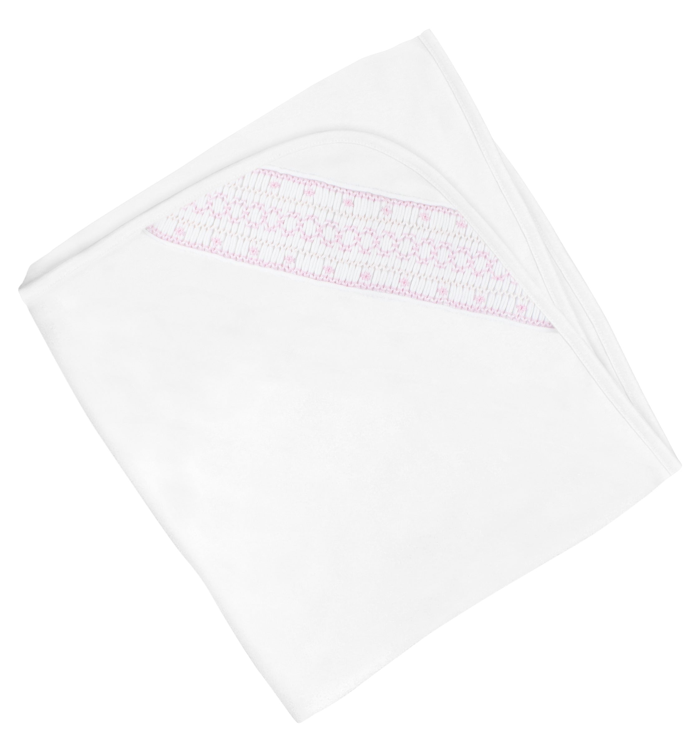 LydaBaby Pink Elegant Chain Smock Collection Blanket