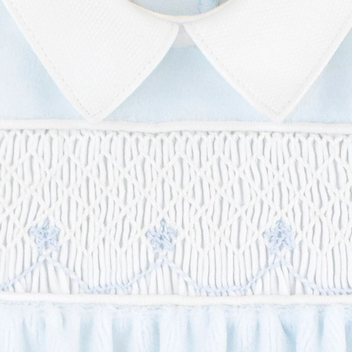 LydaBaby Blue Stars Smock Collection Footie