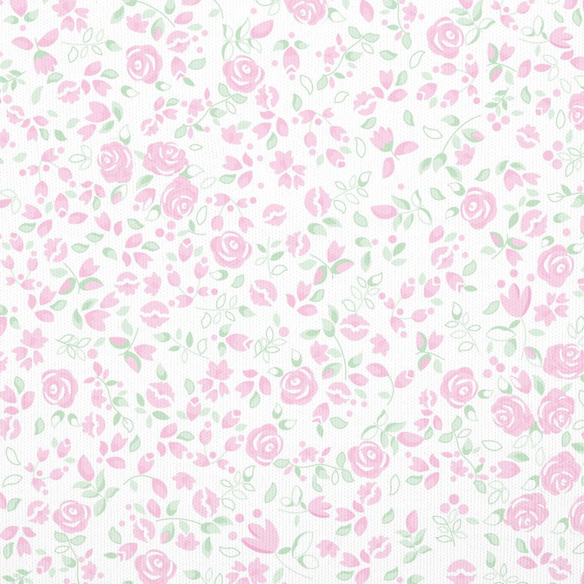 LydaBaby Pink Roses Garden Footie