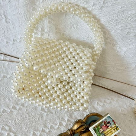 Ce Ce Co Pearly Handle Purse