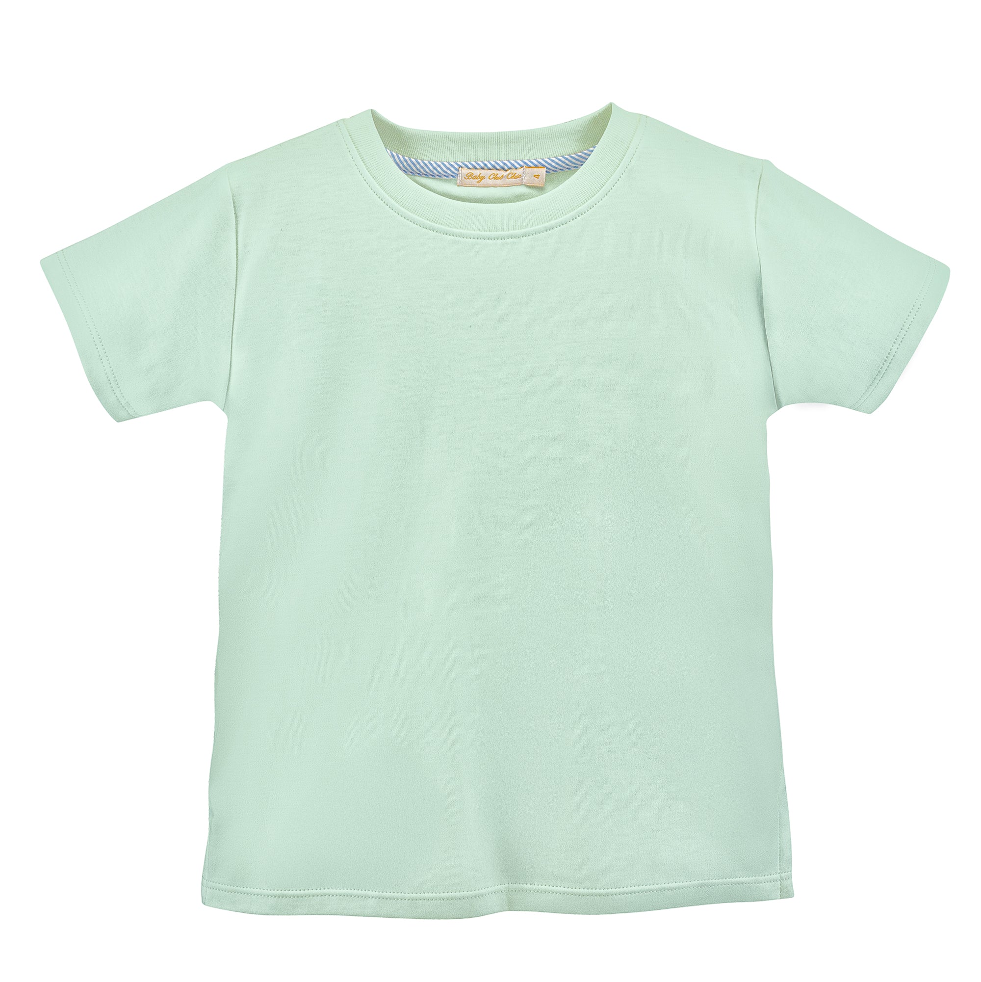 Baby Club Chic Aqua Solid Pocket Tee
