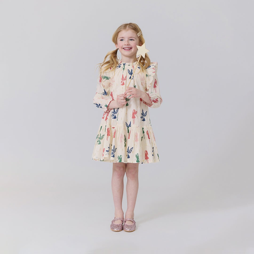 Pink Chicken Harper Dress, Woodland Fairies