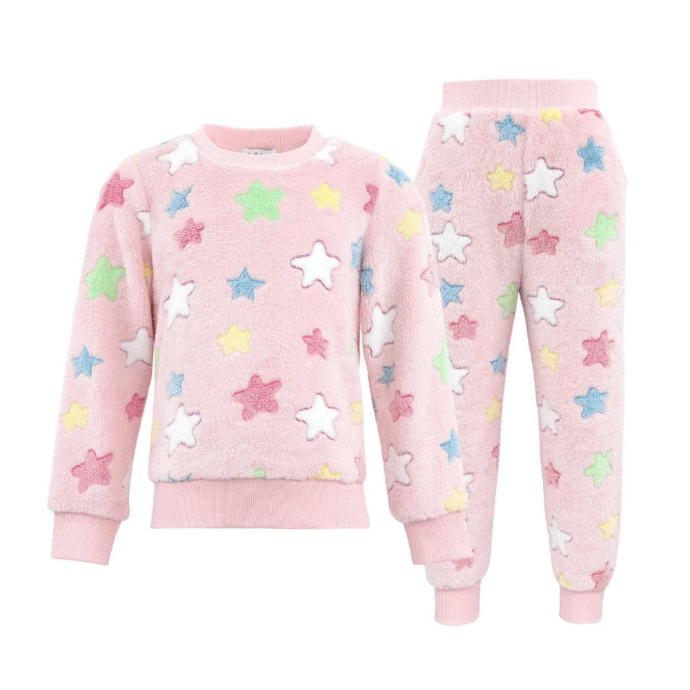 Lola & The Boys Pinky Stars Fuzzy Set