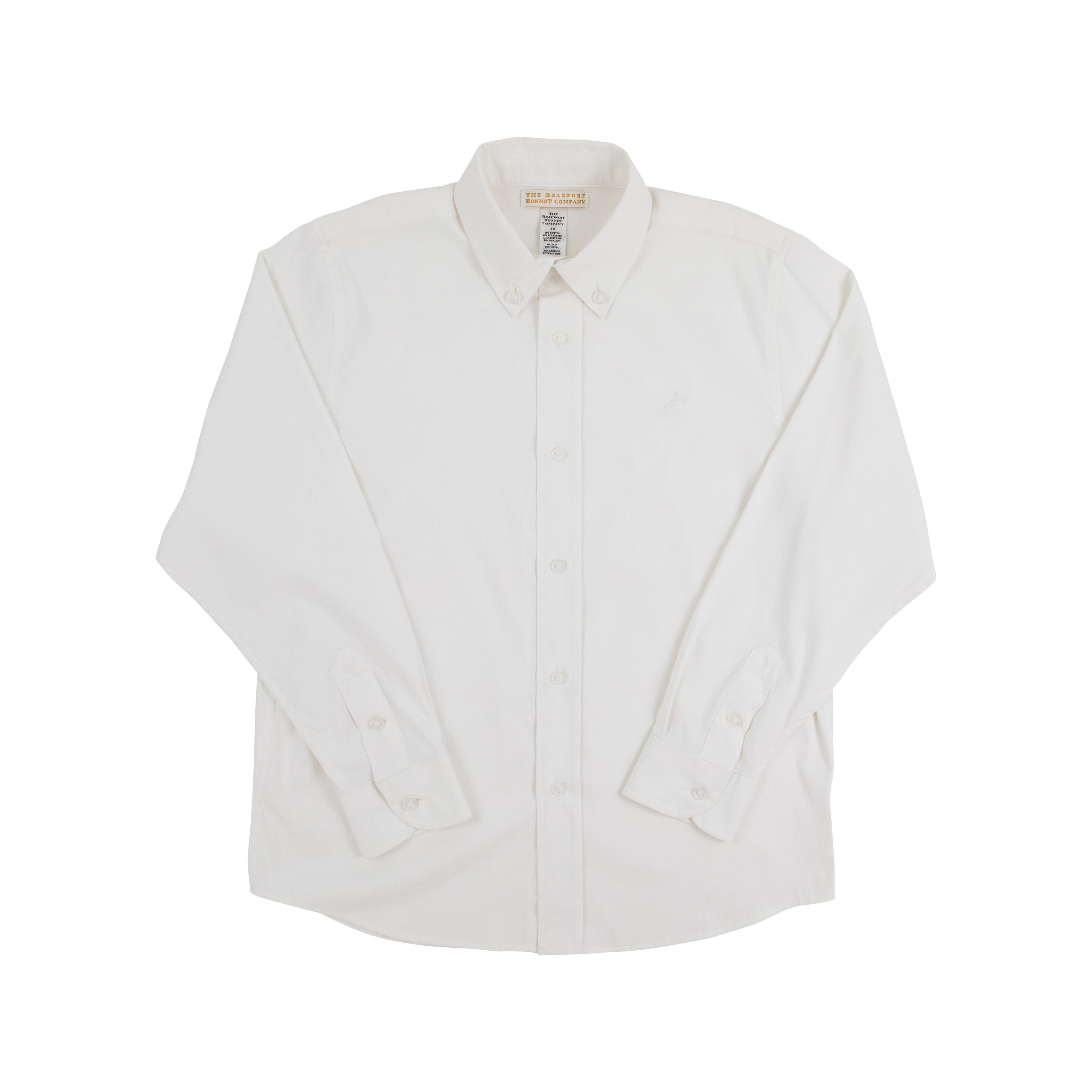 Beaufort Bonnet Prepletic Dean's List Dress Shirt, Worth Avenue White