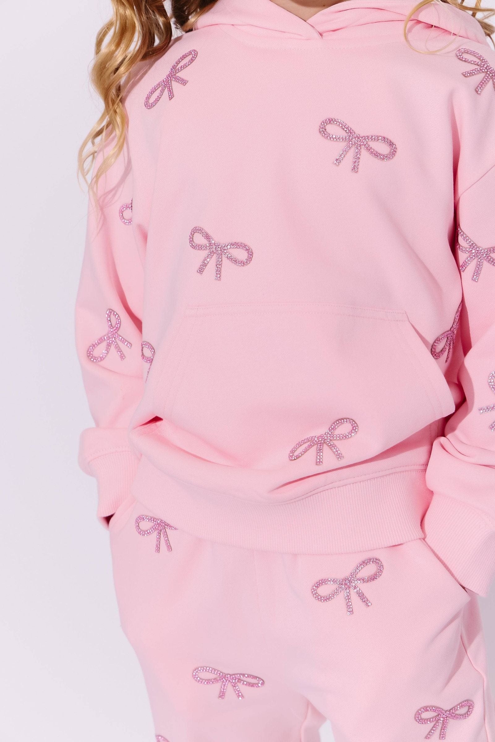 Lola & The Boys Pretty in Crystal Bows Set