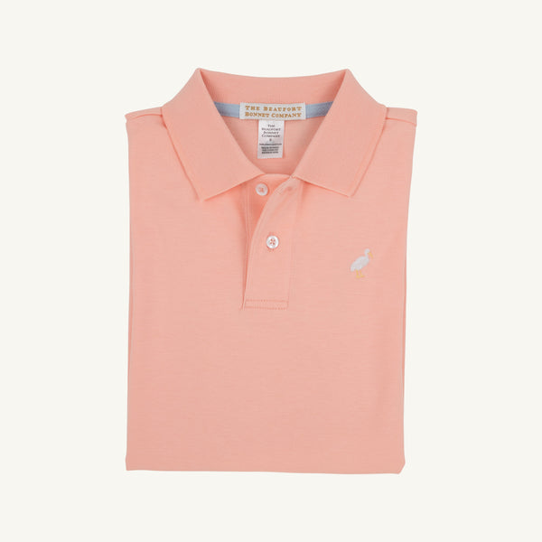 Beaufort Bonnet Prim & Proper Polo, Pompano Peach