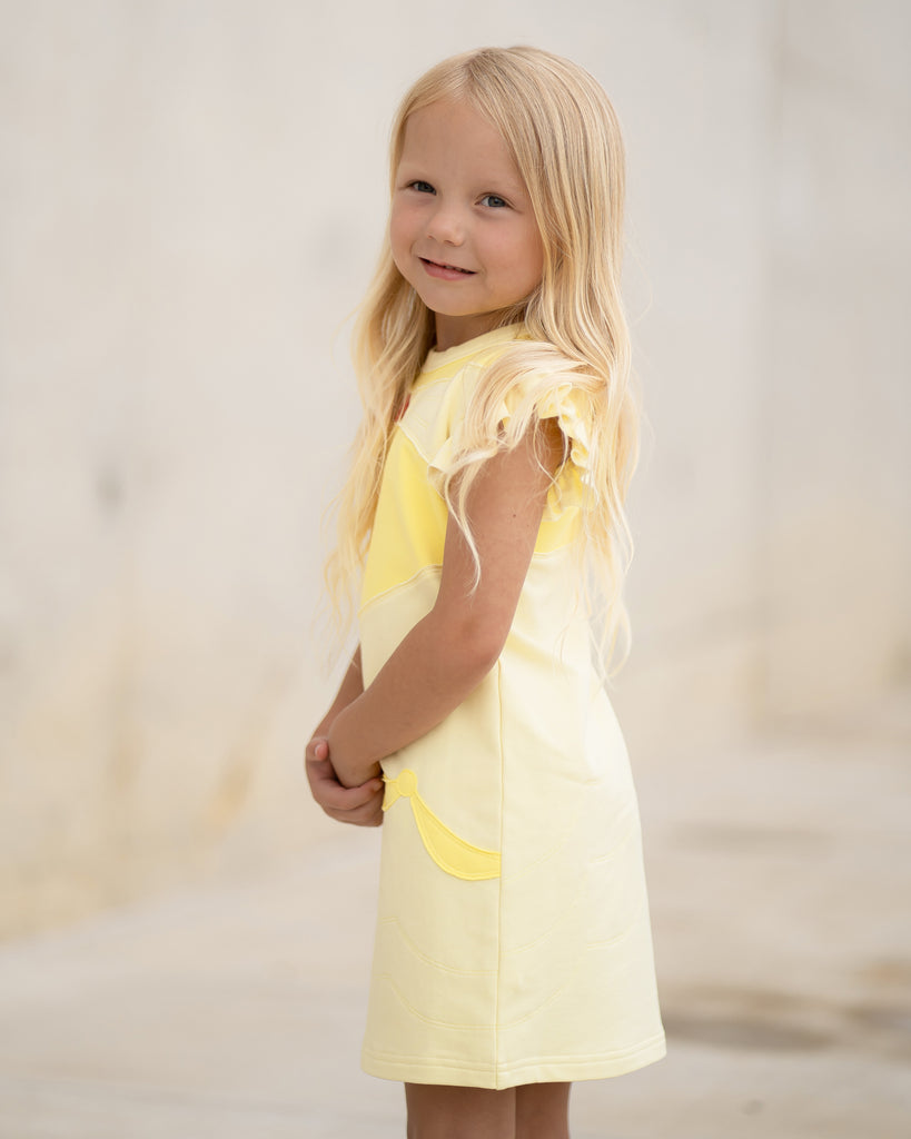 Yellow Lamb Princess Playtime Rose Dress
