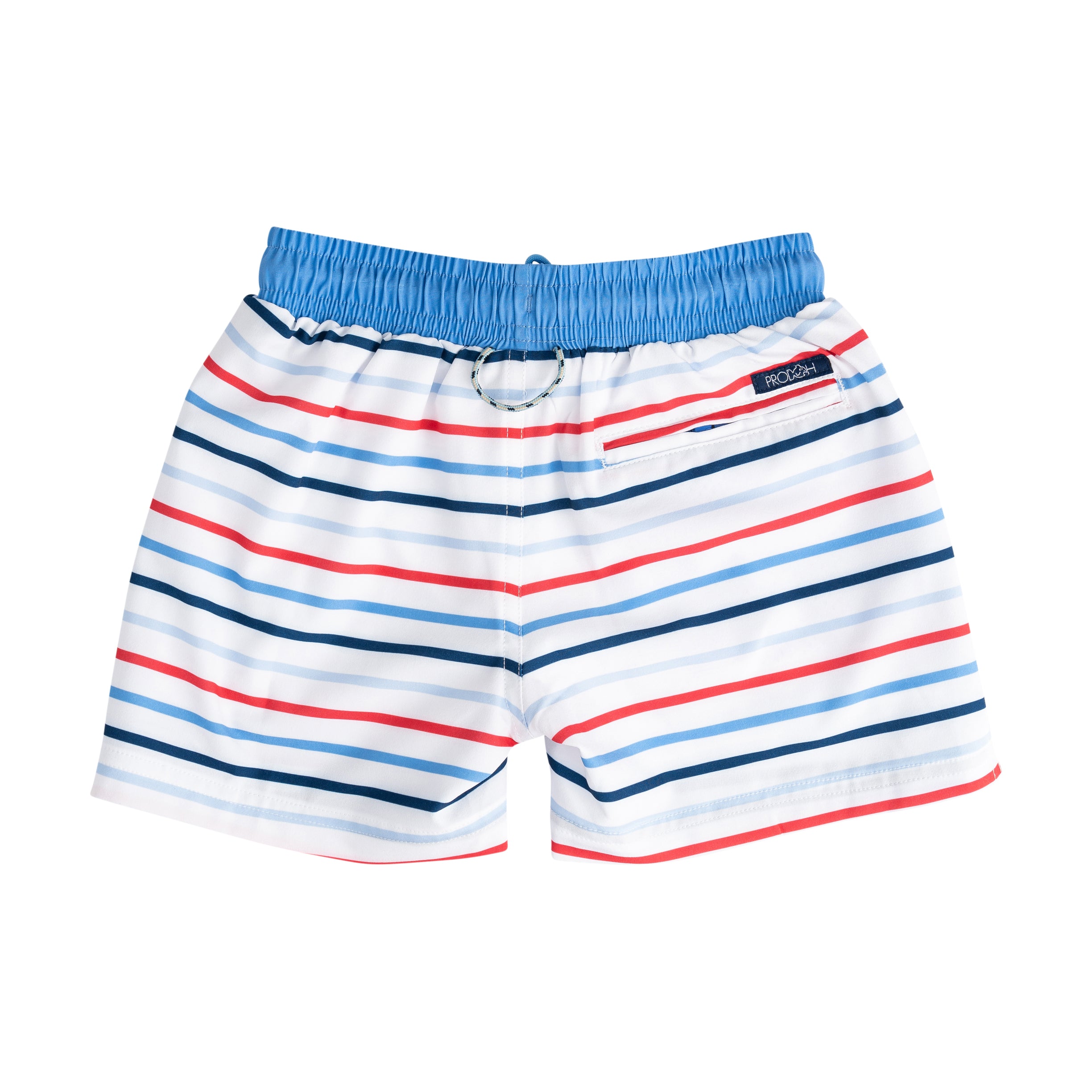 Prodoh Boogie Board Swim Trunk, Americana Summer Stripe