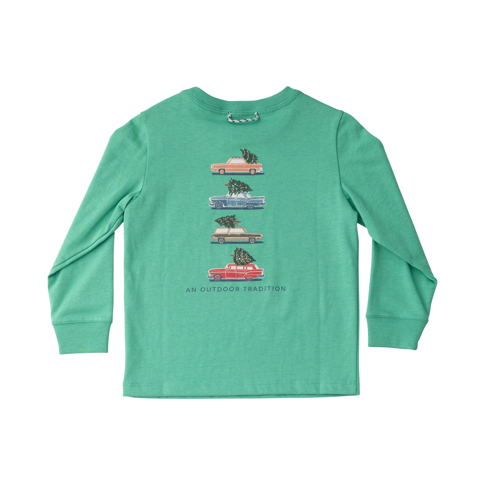 Prodoh Tee, Christmas Cars on Green
