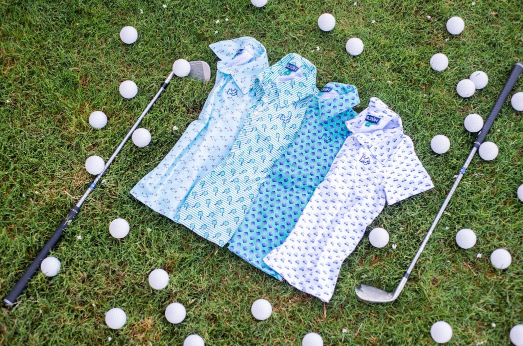 Prodoh Pro Performance Polo, Golf Cart Print