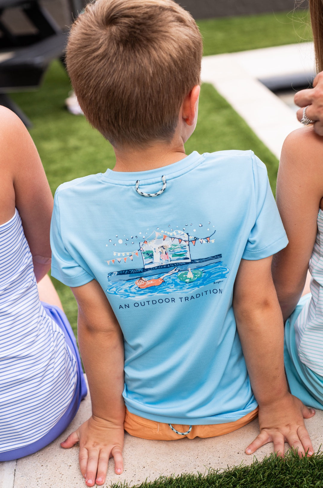 Prodoh Prop Performance T-Shirt, Dock Pool Party Art on Baltic Sea