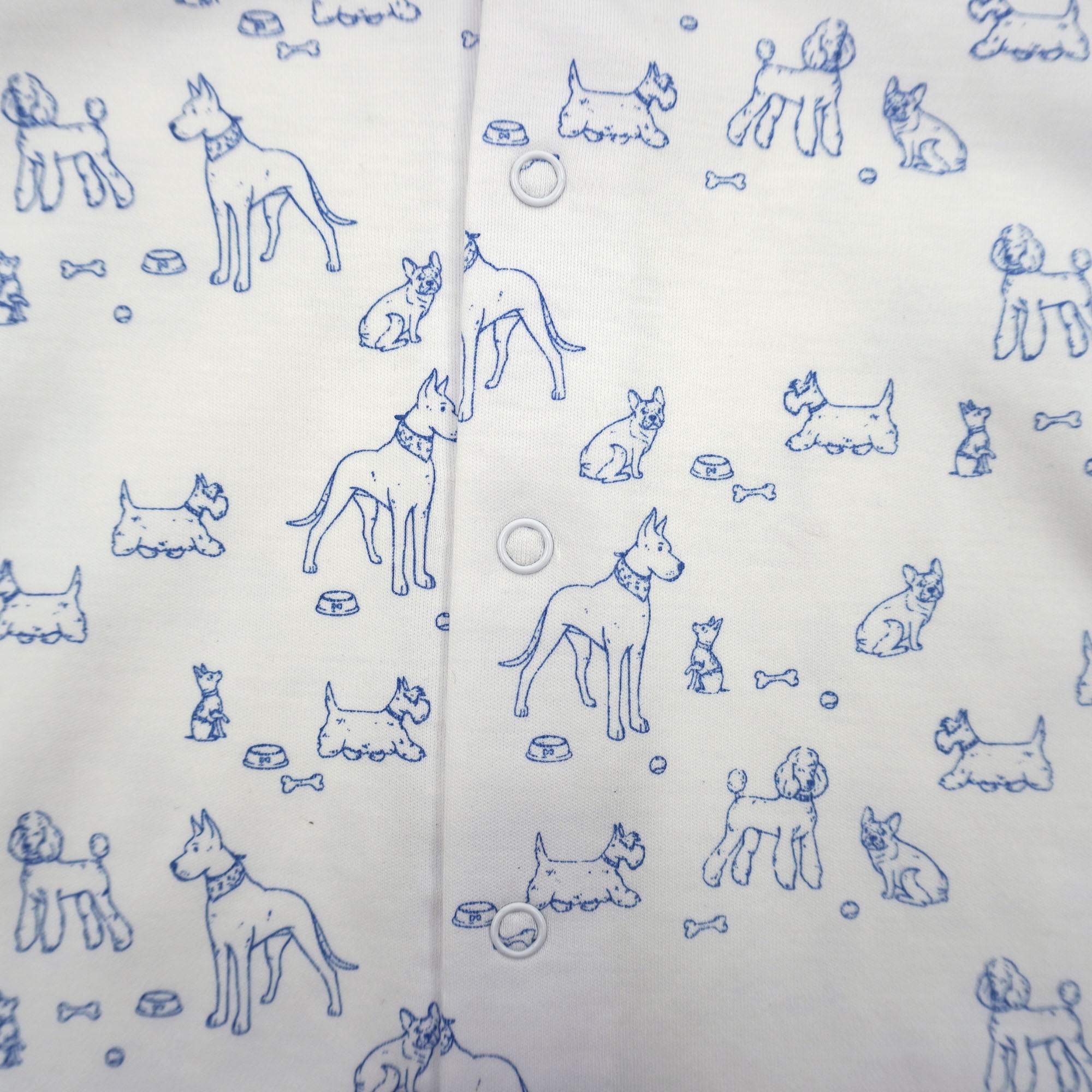 Marcela Dogs Pima Cotton Romper