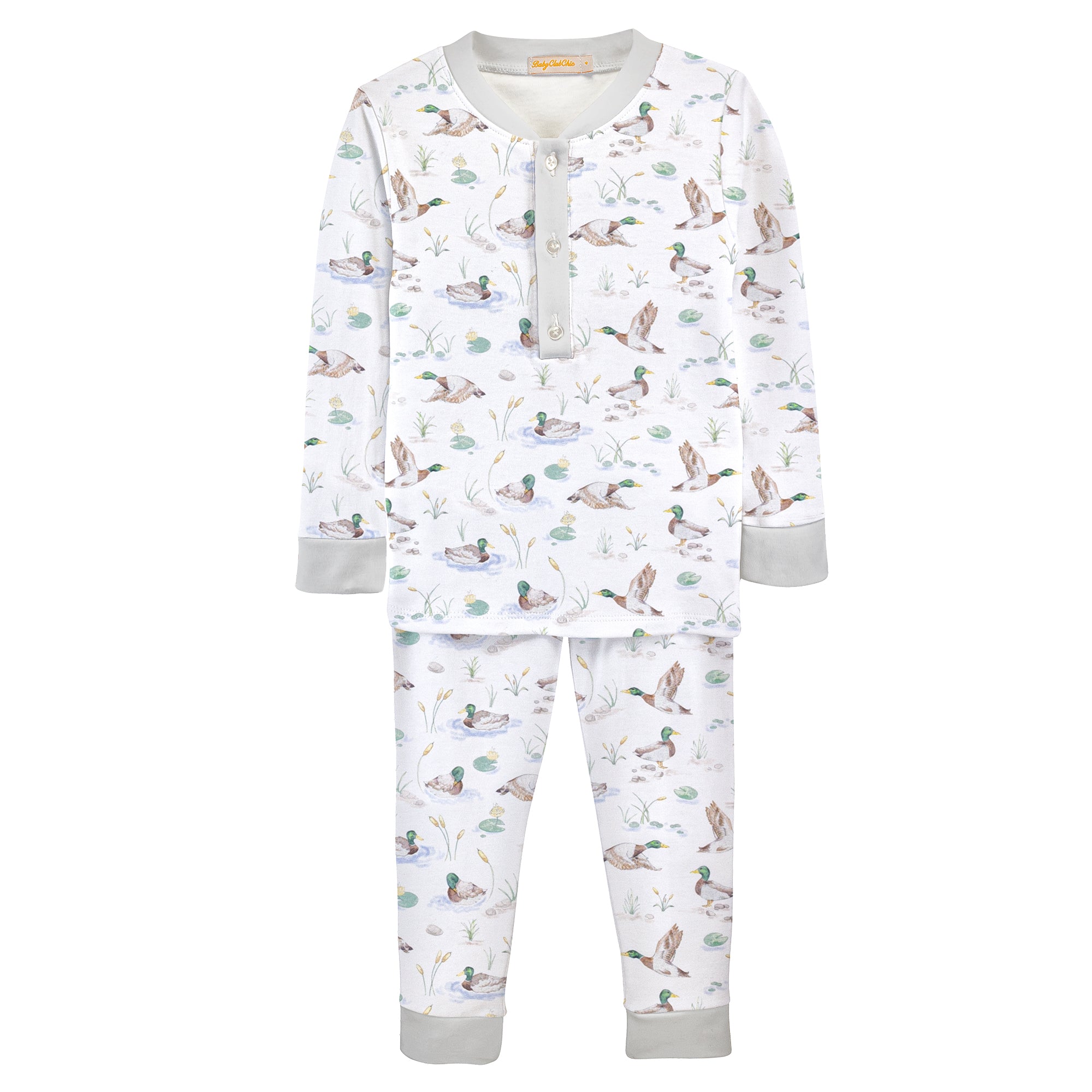 Baby Club Chic Mallard Ducks Printed Kid Set