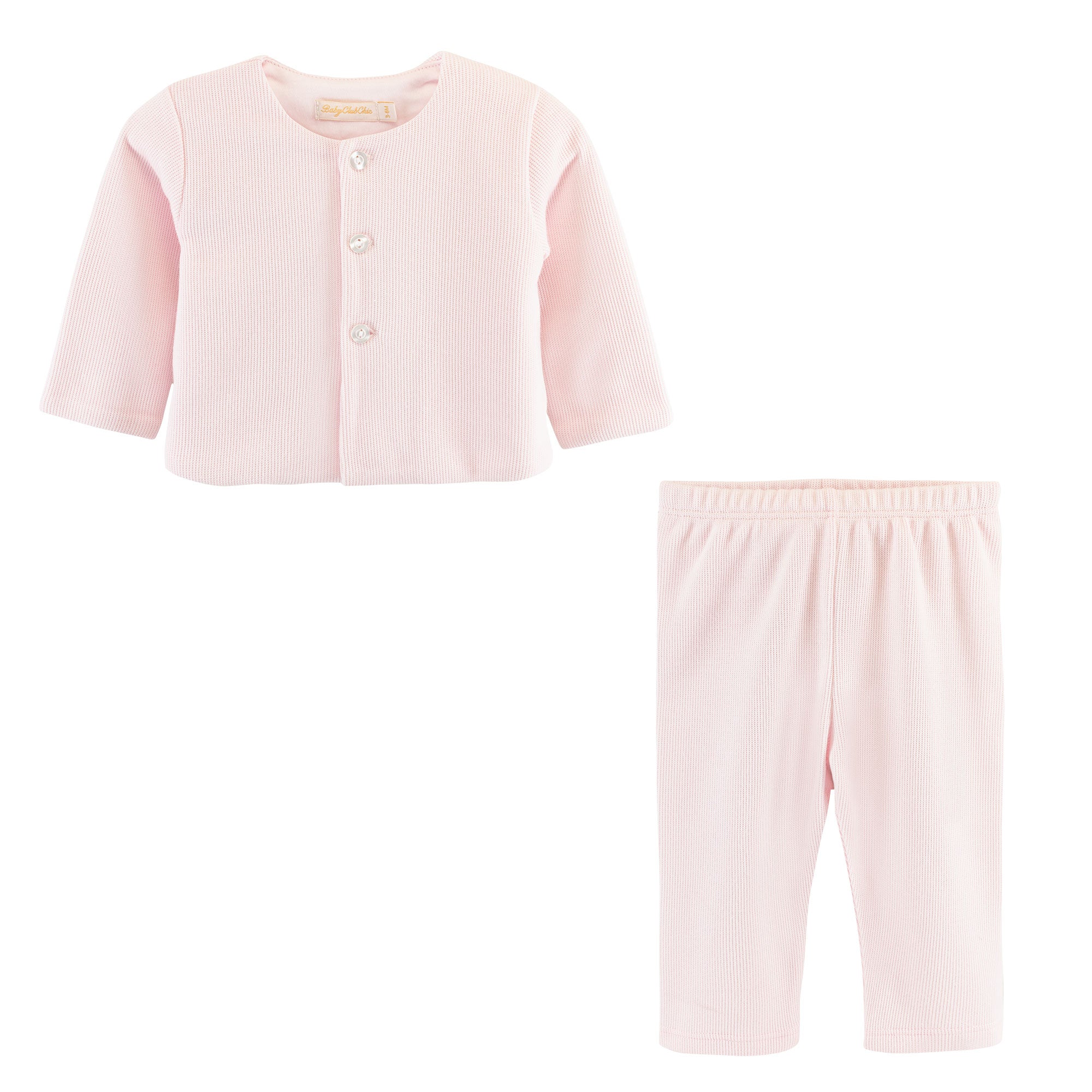 Baby Club Chic English Knot Cardigan with Pants Set