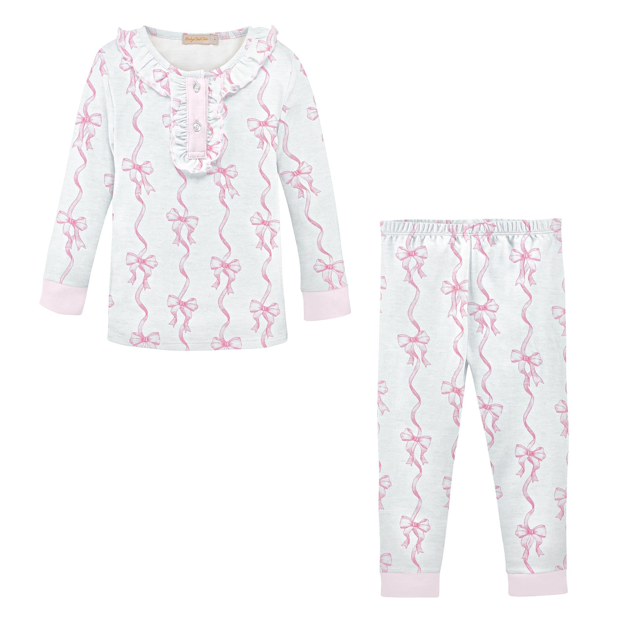 Baby Club Chic Coquette Bows Printed Kid Set