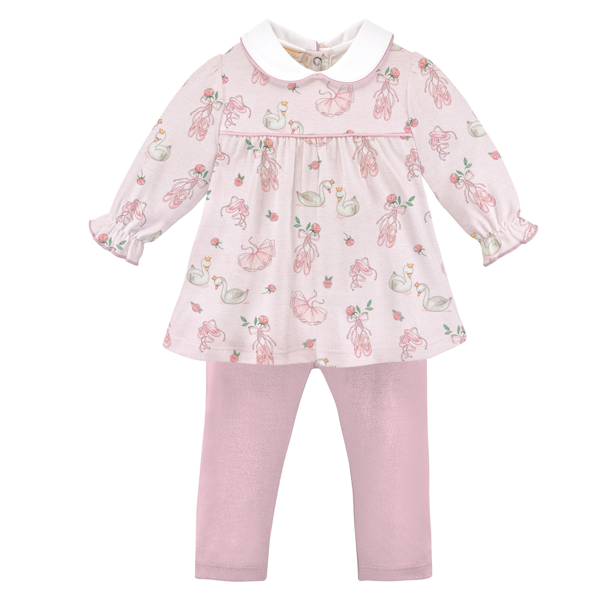 Baby Club Chic Twinkle Toes Collared Leggings Set