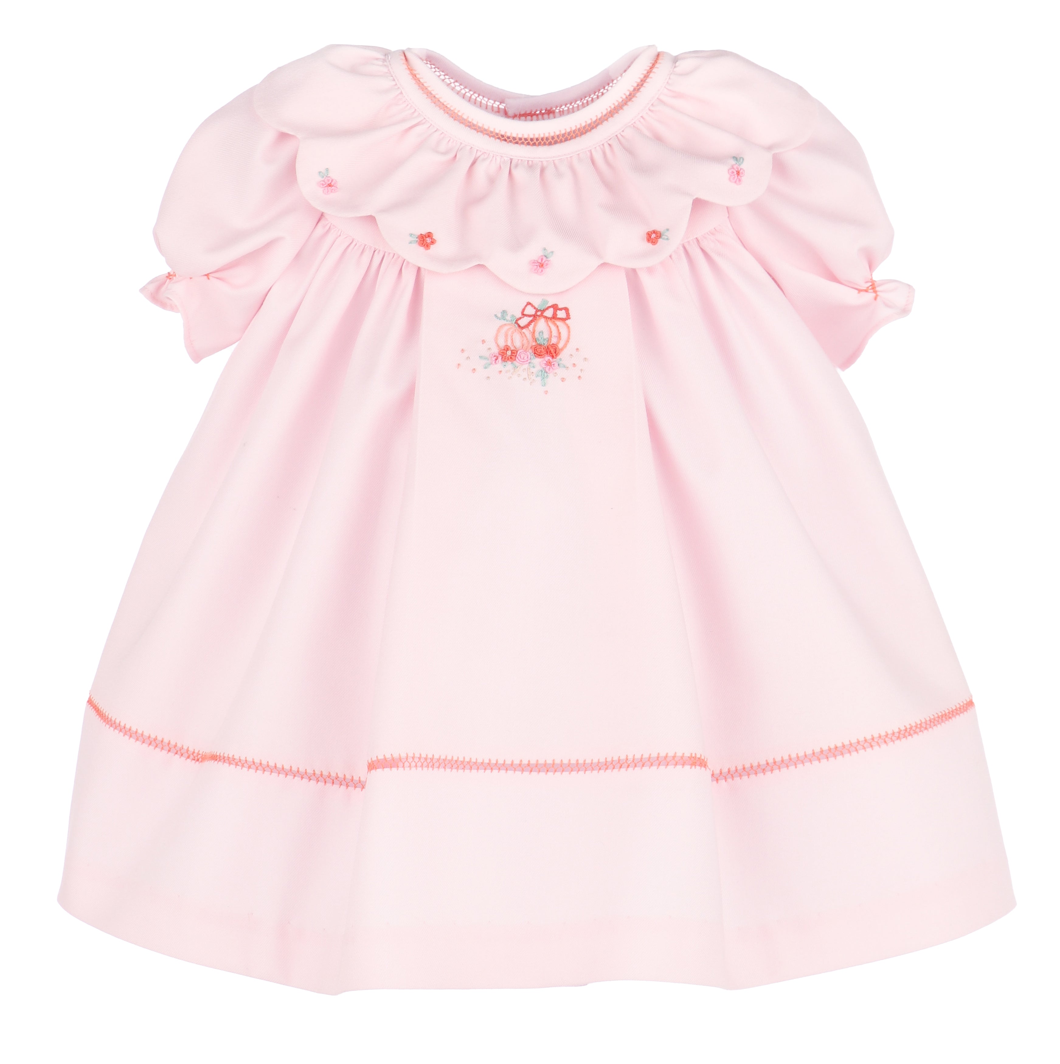 Sophie & Lucas The Pumpkin Ruffle Dress, Pink
