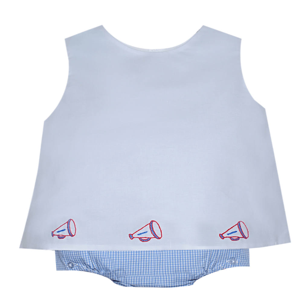 Southern Saturday Blue/Red Diaper Set, Megaphone - shopnurseryrhymes