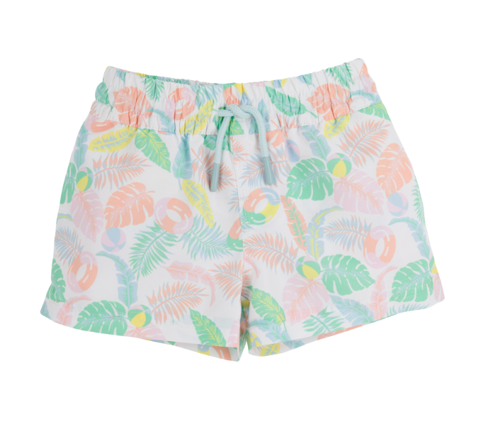 Beaufort Bonnet Tortola Swim Trunks, Happy in Harbour Island