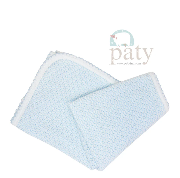 Paty Knit Receiving Swaddle Blanket
