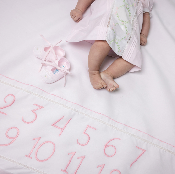 Feltman Brothers Girls Milestone Blanket