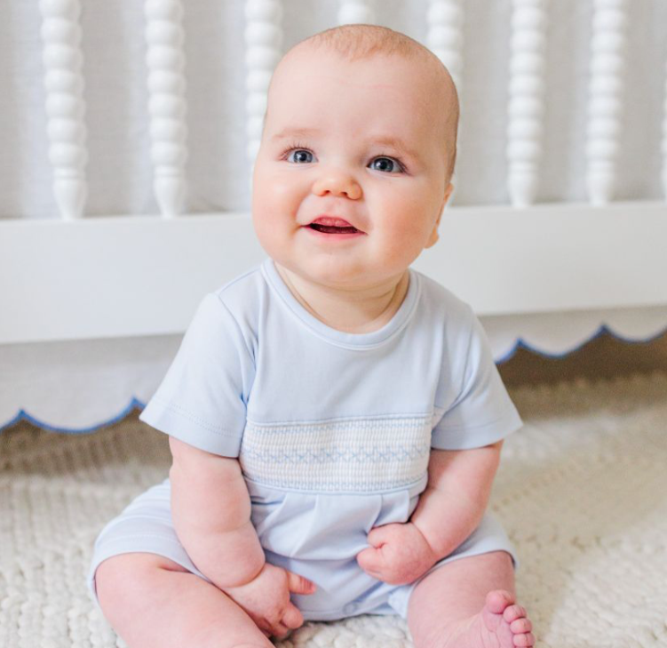 Feltman Brothers Baby Boy Smocked Argyle Shortall