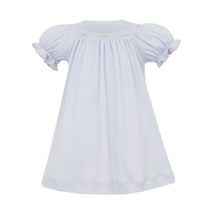 Petit Bebe Anastasia Bishop, Light Blue Knit