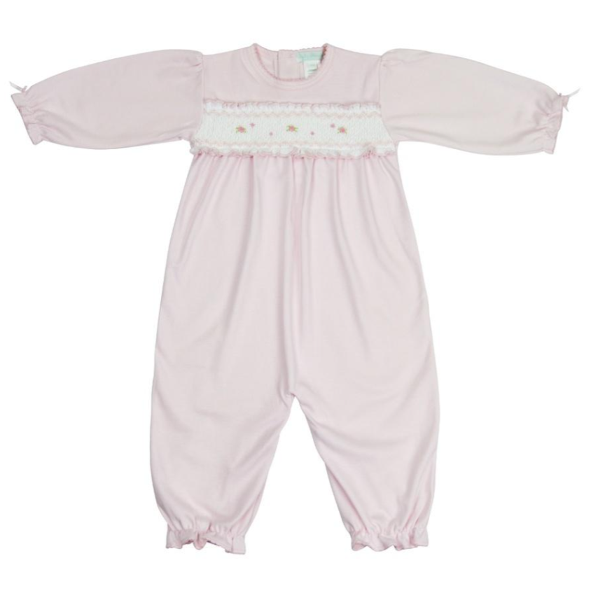 Baby Threads Pink Pima Smocked Converter