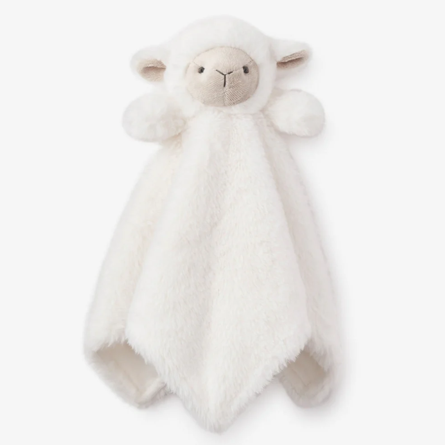 Elegant Baby White Lamb Baby Security Blankie