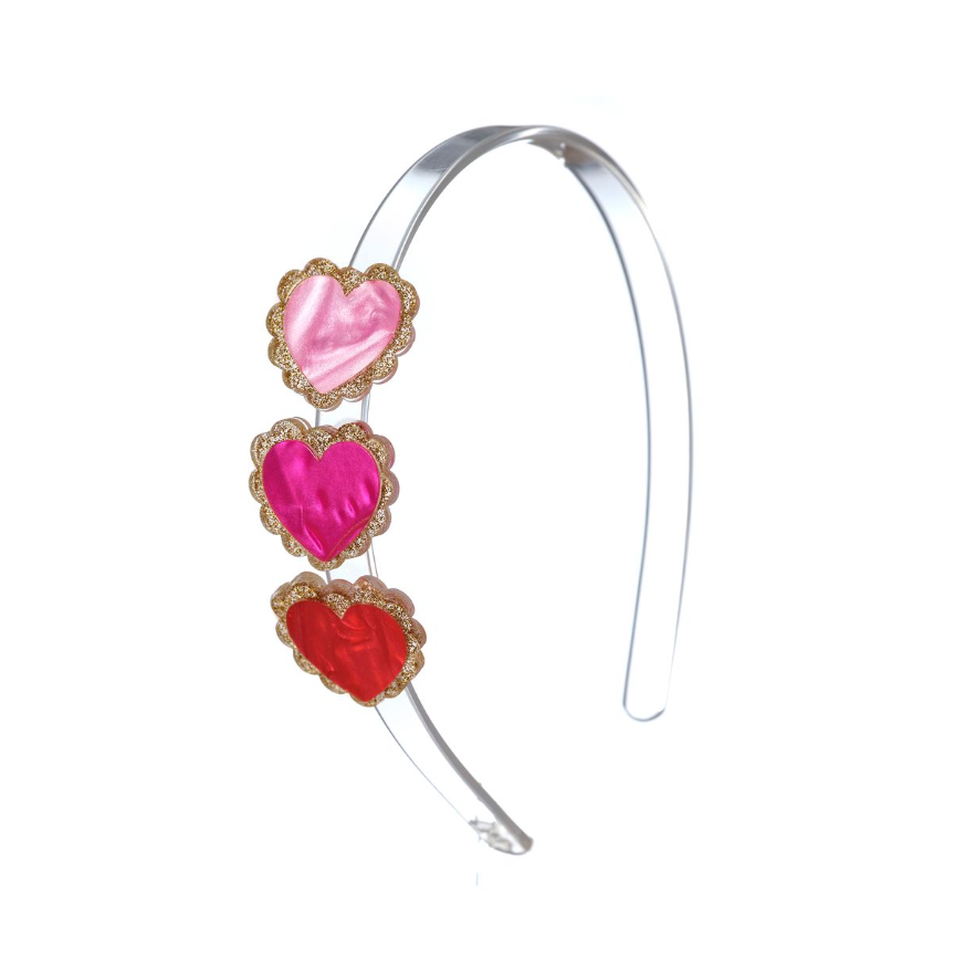 Lilies & Roses Bows Sweetheart Pearlized Headband