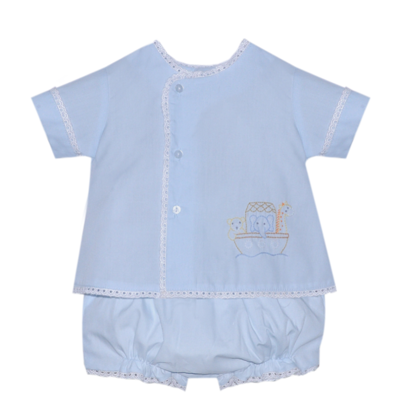 Baby Sen Blue Blanche Diaper Set, Noah's Ark