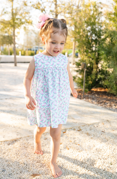 Mint Magnolia Lucy Dress, Waverly Watermelons