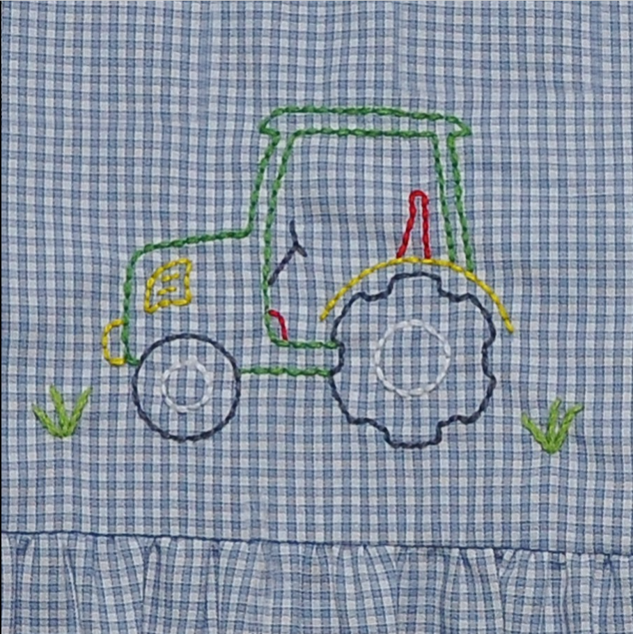 Baby Sen Royal Blue Brady Bubble, Tractor