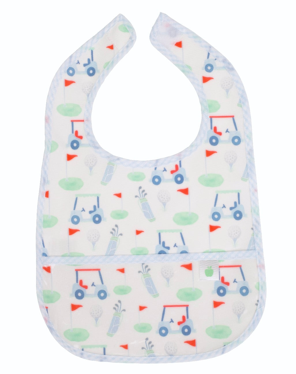 Apple Of My Isla Laminated Bib