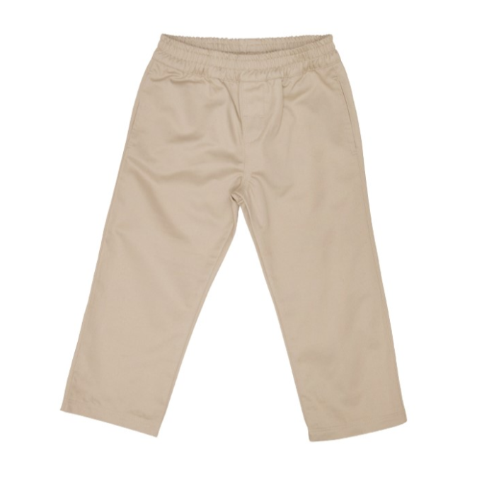 Beige pants on a white background