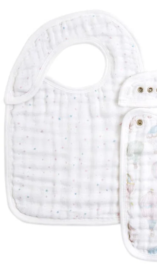 Aden & Anais Above the Clouds Classic Snap Bibs