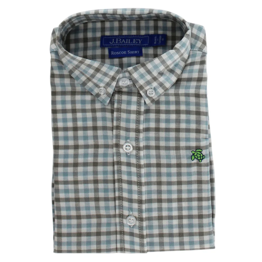 Bailey Boys Button Down, Pigeon