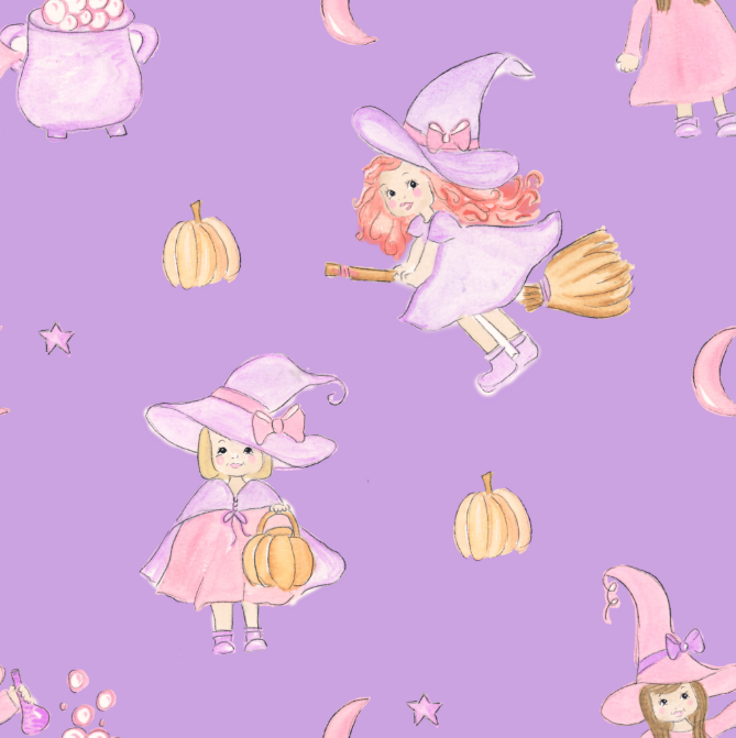 James & Lottie Loren Dropwaist Dress, Double Double Toil & Trouble