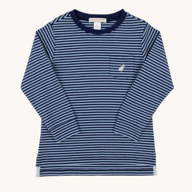 Beaufort Bonnet Carter Crewneck, Barrington Blue/Nantucket Navy Stripe