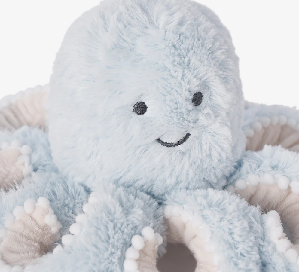 Elegant Baby Aqua Octopus Plush Toy