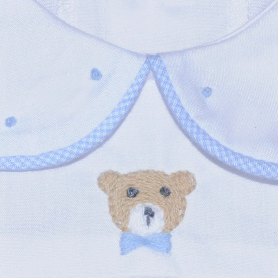 Baby Sen Blue Bailey Diaper Set, Teddy Bear